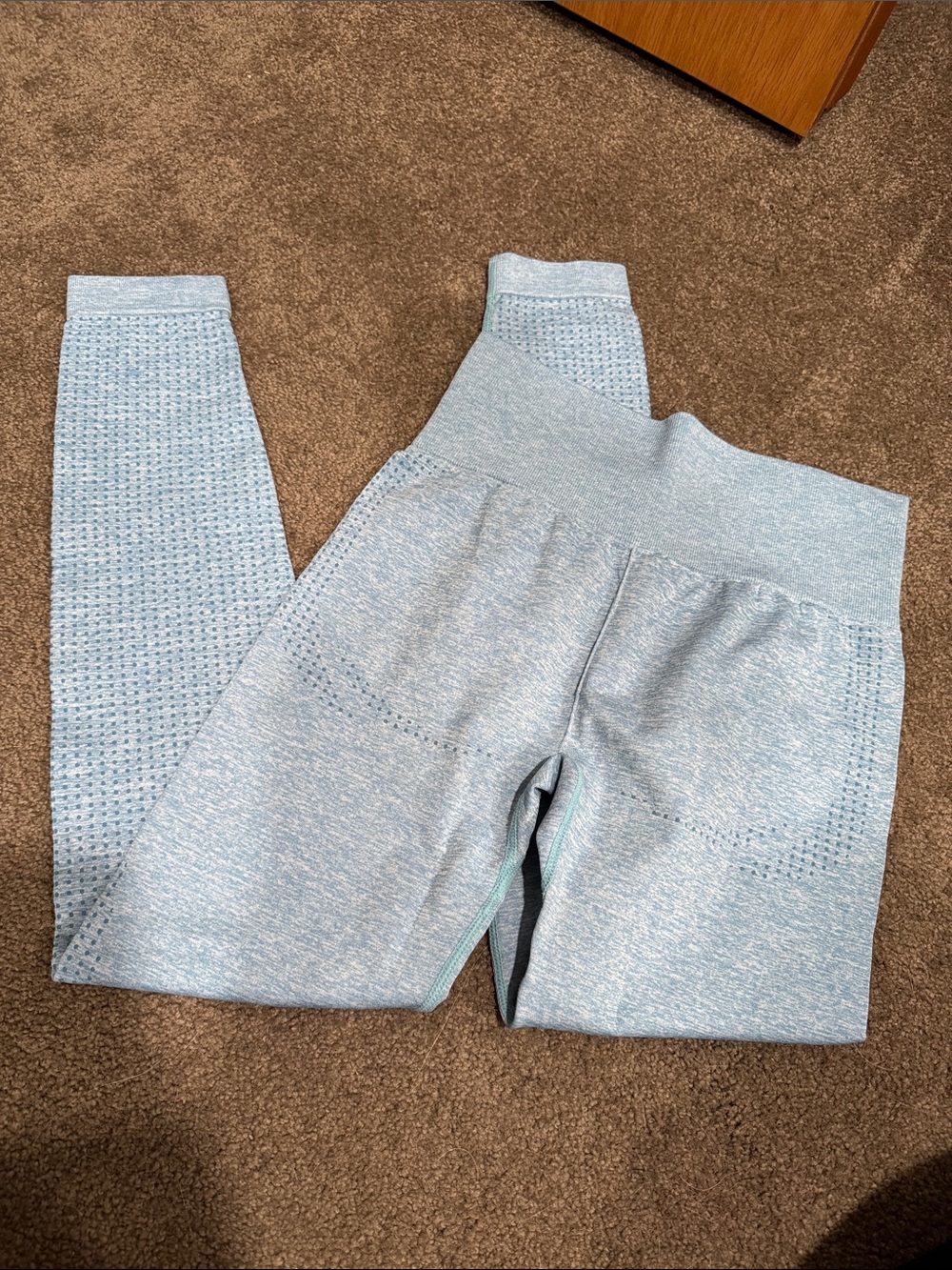 NVGTN Contouring Light Blue Seamless Leggings